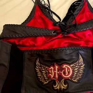 Leather Harley  Davidson Top